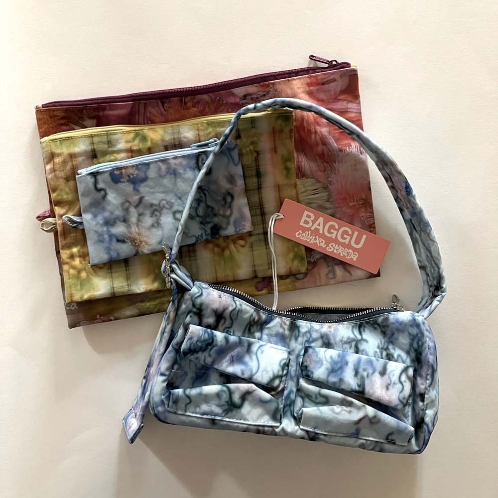 Baggu - SS24 Collina Strada, Cargo Shoulder bag, Go Pouch Set
